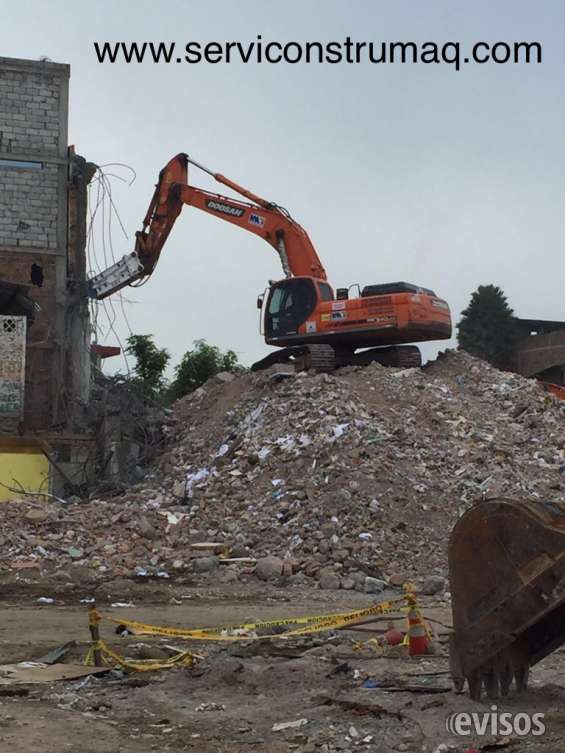 Derrocamientos Demoliciones Martillo Hidraulico En Quito