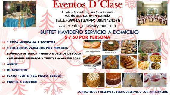 Buffets navideños a domicilio en Guayaquil - Eventos | 396371